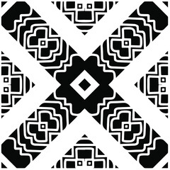 Abstract background with black and white pattern. Unique geometric vector swatch. Perfect for site backdrop, wrapping paper, wallpaper, textile and surface design.