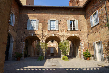Fototapeta na wymiar Castle of Fagnano Olona, Varese, Italy