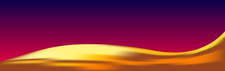 Abstract long red black gradient background with fluid royal glitter gold wave. Innovation technology concept. Luxury art digital screen. Backdrop. Golden premium banner. Copy space. Royal flyer. Card