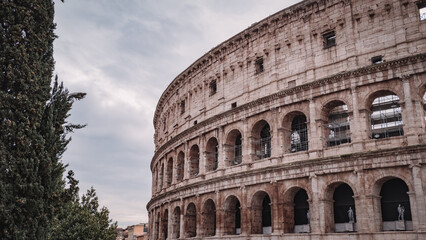 Fototapeta na wymiar The famous Rome Colosseum, Italy