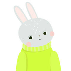 vector illustration, african animals  for kids, stickers, children clipart, tropical fauna. Vector ihand painted solated illustration