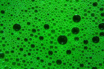 japanese matcha tea in a mug in macro