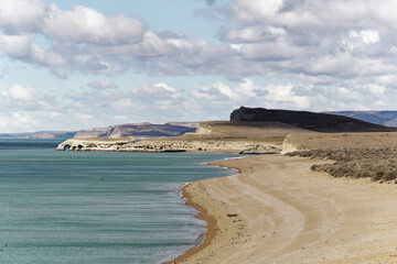 Beautiful Patagonian Beach in Santa Cruz, Argentina