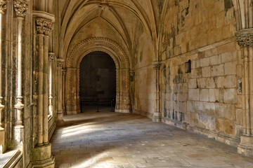 The Royal Cloister or King John I Cloisters of Batalha monastery, Portugal