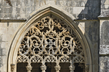 Obraz premium The Royal Cloister or King John I Cloisters of Batalha monastery, Portugal