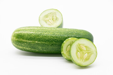 cucumber isolated on white background
