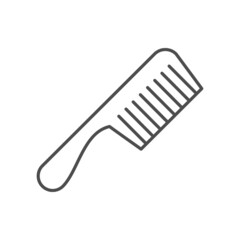 Hair comb line outline icon