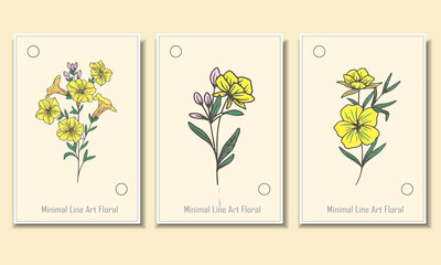 floral line art collections