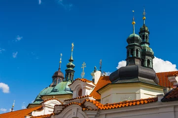 Deurstickers Baroque church in Klokoty in the Czech republic © Fyle