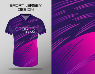 Fototapeta premium Fabric Textile Design for Sport Soccer Football Team Jersey or Volleyball & Badminton Club Uniform with Mockup 