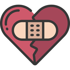 Repaired Broken Heart Icon