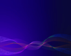 Spectrum Ribbons with a Gradient for modern background