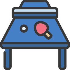 Ping Pong Table Icon