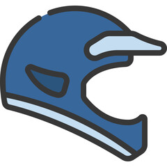 Motocross Helmet Icon