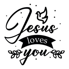 christianity text. Jessus love you - 509157602