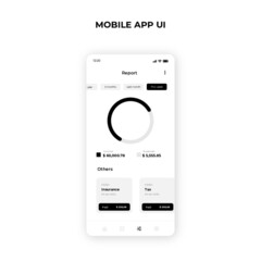 mobile app ui dashboard