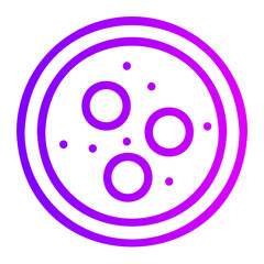 red blood cells gradient icon