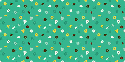 Geometric illustration background. Seamless pattern.Vector. 幾何学イラストパターン　背景素材