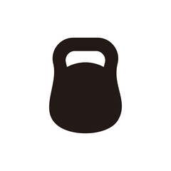 Kettlebell icon vector illustration symbol