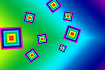 illustration background with Abstract colorful paints and patterns