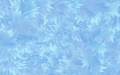 Fototapeta na wymiar background with leaves blue