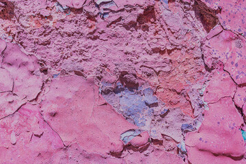 Craquelure paints on old walls- art background