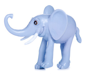 toy figure elephant on white background isolation
