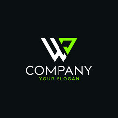 Letter WC line vector logo design. creative minimal monogram symbol.  Graphic alphabet symbol for corporate business identity logo