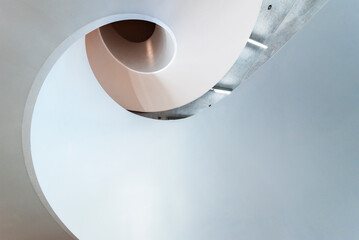 Interior of modern architecture. Building abstract background