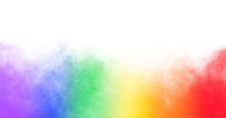 Rainbow colored smoky background for lgbt pride festival. - obrazy, fototapety, plakaty