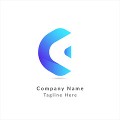 Modern E Letter Abstract Branding Identity logo design vector Template	