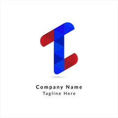 Modern T Letter Modern L Letter Abstract Branding Identity logo design vector Template