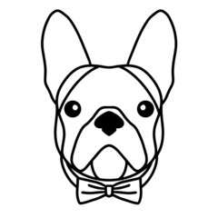 Digital illustration of cute dog