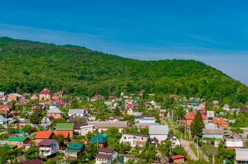 Obraz premium Bakhilovaya Polyana Village in the State Nature Reserve which is a part of Samarskaya Luka National Park!