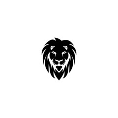 Vector illustration of a lion logo, emblem design.