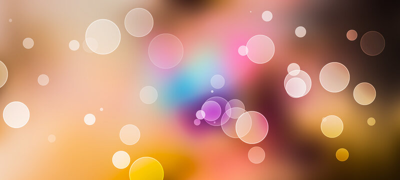 bubbles bokeh shape effect artwork shiny lights gradient colors abstract creative texture wallpaper background