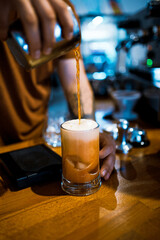 Barista Pouring Coffee