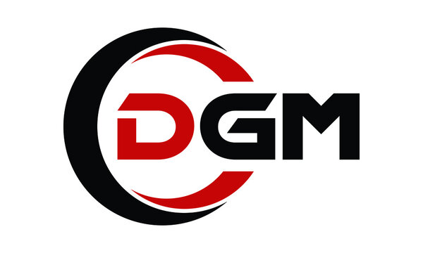 DGM swoosh three letter logo design vector template | monogram logo | abstract logo | wordmark logo | letter mark logo | business logo | brand logo | flat logo | minimalist logo | text | word | symbol