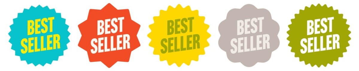 Best seller starburst sticker set - obrazy, fototapety, plakaty