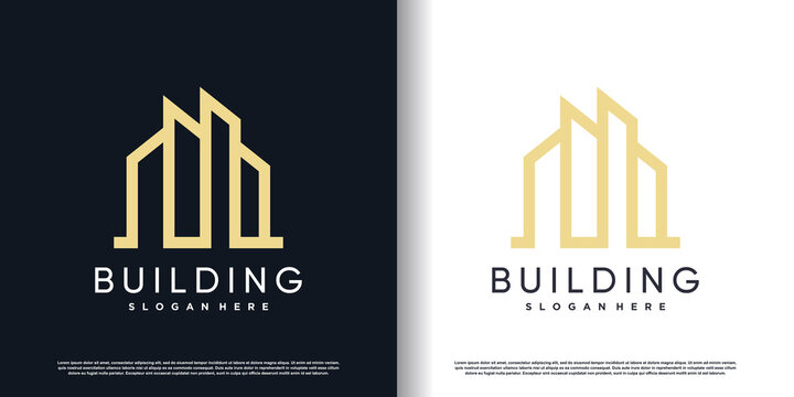 Building logo on sale