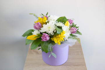 bouquet of flowers in a vase