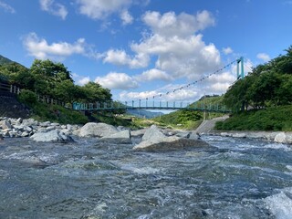 bridge over the river
