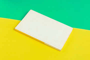 Book over background - closeup detail