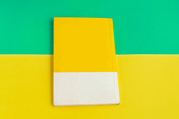 Book over background - closeup detail