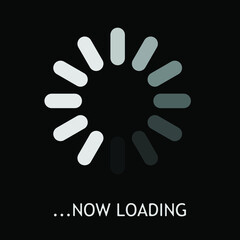 Fototapeta na wymiar Progress loading bar, buffering, download, upload, and loading icon Premium Vector 