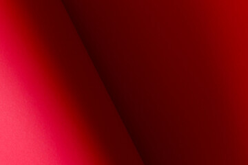 Abstract red folded colored paper background