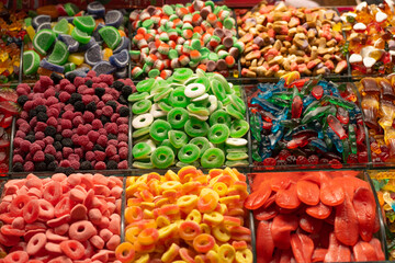 Turkish Delight in the Grand Bazaar, Eminonu Fatih, Istanbul Turkey