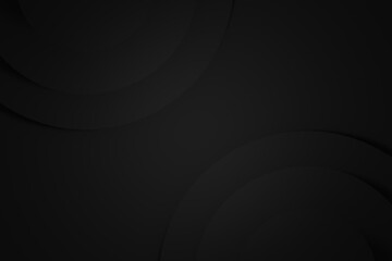 3d abstract background matte black with circle round