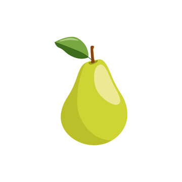 The green flat pear