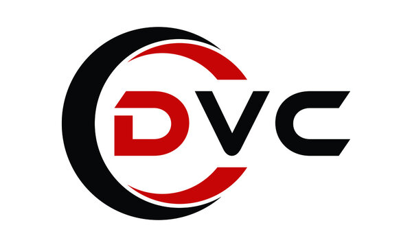 DVC swoosh three letter logo design vector template | monogram logo | abstract logo | wordmark logo | letter mark logo | business logo | brand logo | flat logo | minimalist logo | text | word | symbol